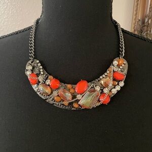 Elegant Multicolor Statement Necklace